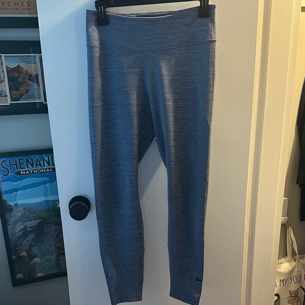 Purple-gray Nike Leggings